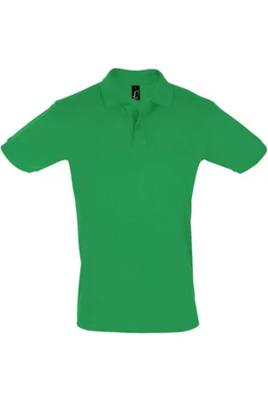 Sols Herren Perfect Pique Kurzarm-Poloshirt (Kelly Green)
