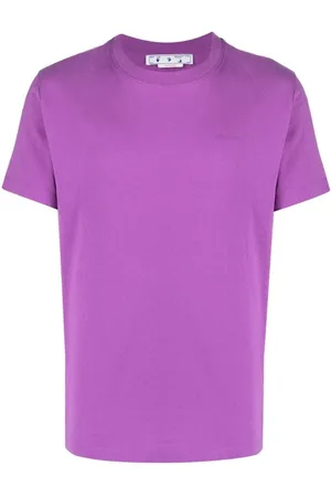 OFF-WHITE Diag Tab Slim Fit Orchid T-Shirt