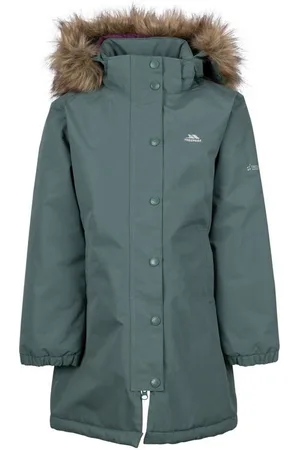 Trespass Mädchen Astound TP50 wasserdichte Jacke (Fichte grün)