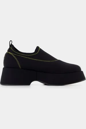 Ganni Retro Flatform Mokassins - - Synthetik