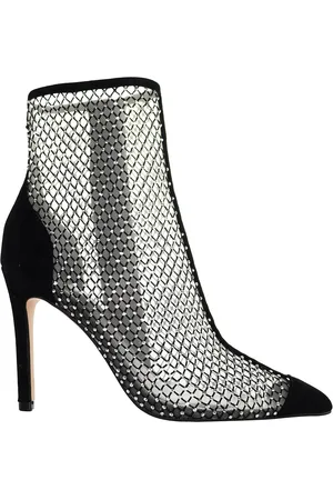 Ted Baker Junapah Crystal Mesh Womens Black Stiefel