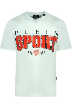 Philipp Plein Bold Sport Logo Weißes T-Shirt
