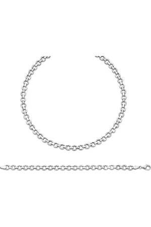 ORPHELIA Damen 925 Sterling Set: Kette + Armband - SET-037