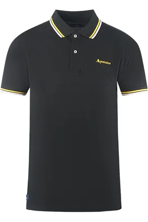 Aquascutum Twin Tipped Kragen Marke Logo Polo Shirt