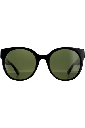 Gucci Lunettes de soleil GG0035SN 002 Black avec vert et rouge vert