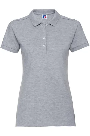 Russell Athletic Russell - Poloshirt Stretch für Damen (Helle Oxfordfarbe)