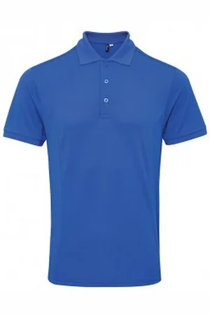 Premier Herren Coolchecker Plus Piqu Poloshirt (Royal)