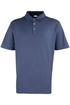Premier Poloshirt Mit Stollen für Herren (Marineblau)