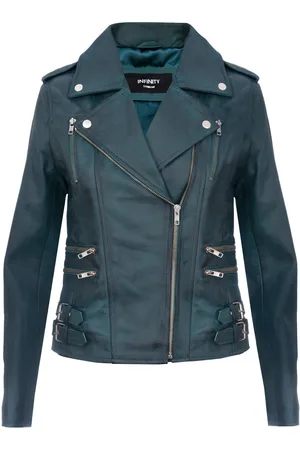 Infinity Damen Leder Brando Bikerjacke-Loddon