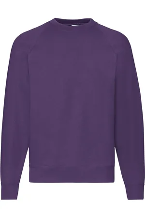 Fruit Of The Loom "Classic 80/20" Sweatshirt für Herren (Violett)