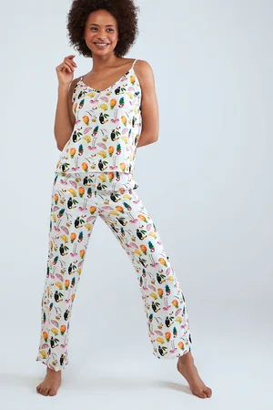 HERITA Bedrucktes Pyjama-Set