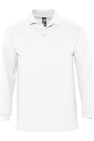 Sols Winter II - Polo à manches longues - Homme (Blanc)
