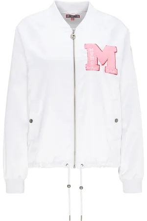 myMo Satinblouson Damen weiss