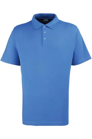 Premier Poloshirt Nietenfront für Herren (Königsblau)