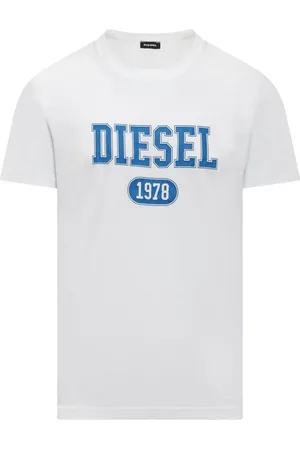 Diesel 1976 Varsity Logo Weisses T-Shirt