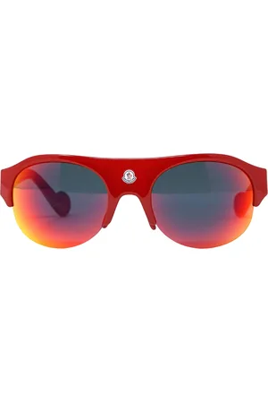 Moncler ML0050 68C Rote Sonnenbrille