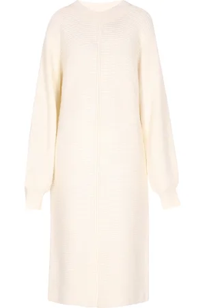 Dreimaster Kleid Damen Wollweiss
