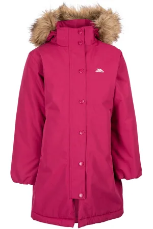 Trespass Mädchen Astound TP50 wasserdichte Jacke (Berry)