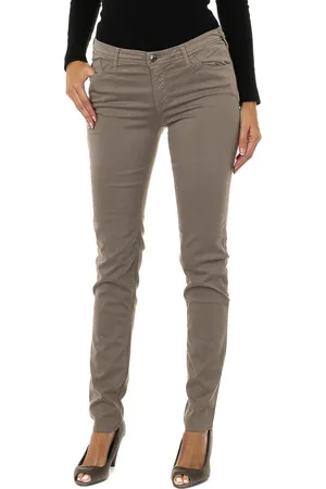 Emporio Armani Lange Hose aus Stretchgewebe 6Y5J28-5N0RZ Frau