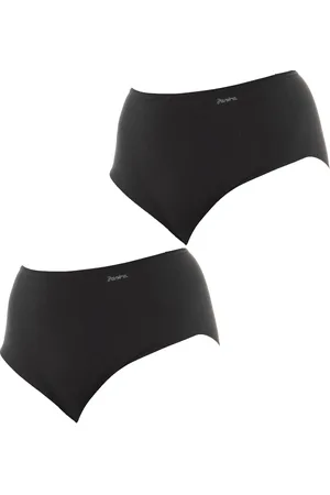 Janira 2er-Pack Höschen mit hoher Taille und elastischem, atmungsaktivem Stoff 1031893 für Damen