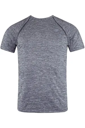 New Balance Neues Gleichgewicht kurzärmelig grauer Crew Neck Herren Hartnäckigkeit T-Shirt MT81095 HC