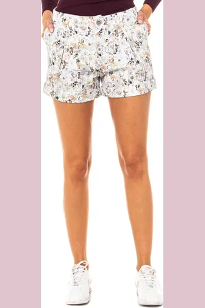 La Martina Kurze Hose mit gesäumtem Boden und Gürtelschlaufen LWB003 Damen