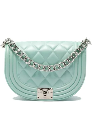 MARC ELLIS Handtasche GREEN AND SILVER