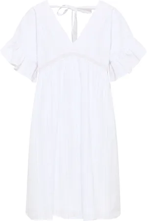 Dreimaster Kleid Damen Weiss