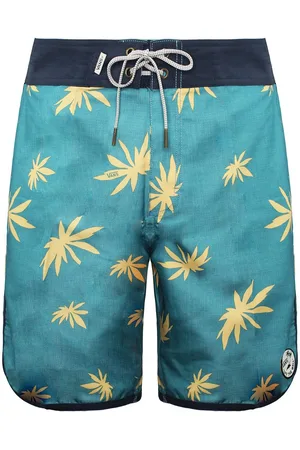 Vans Von der Wand Stretch Taille gedruckte blaue Männer planetarische Boardshort VN 00QL0D4