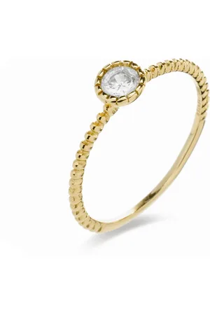 Luxenter Naadim 925 Sterling Silber vergoldeter Ring