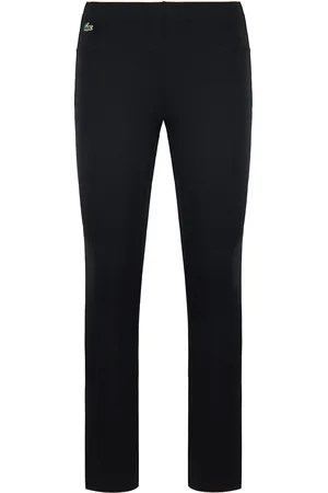 Lacoste Stretch Sport Womens Black Track Hosen