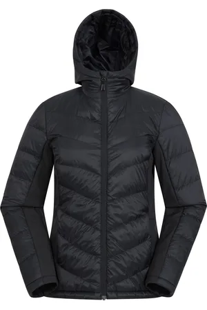 Mountain Warehouse "Turbine" Softshelljacke Wattiert für Damen (Pechschwarz)