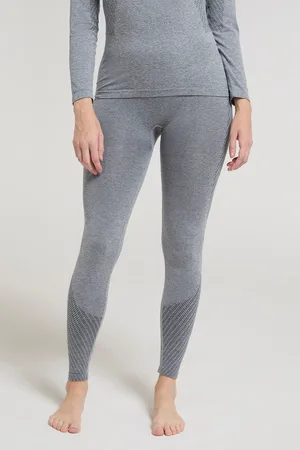 Mountain Warehouse "Off Piste II" Thermo-Leggings für Damen (Hellgrau)