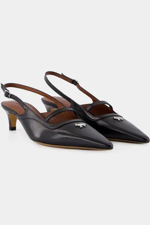 Maison Kitsuné Sling Back Pointy - Maison Kitsune - Leder