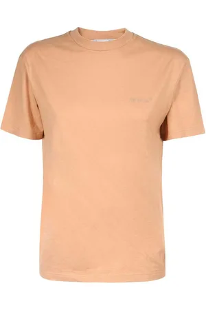 OFF-WHITE Diag Regular Fit Braunes T-Shirt
