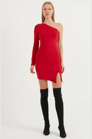 HERITA Kleid eine Schulter