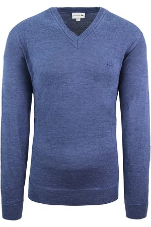 Lacoste Wollmenschen Blue Pullover