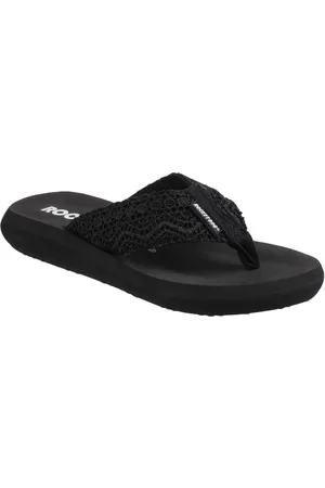 Rocket Dog Spotlight Lima Stoff Damenschwarz Sandalen