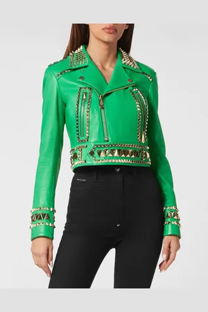 Philipp Plein Lederjacke Gothic Plein