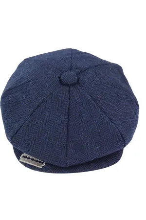 Infinity Herren Peaky Blinders Tweedhut mit Rasierklinge