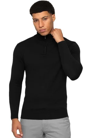 Enzo Milano | Herren Halber Reißverschluss Strickpullover
