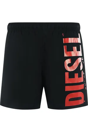 Diesel BMBX-WAVE-WF Schwarze Badeshorts