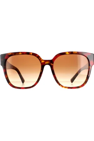 VALENTINO Square Damen rot Havanna Gradient VA4111 Sonnenbrille