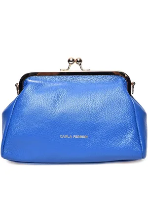Carla Ferreri BLUETTE Rindsledertasche