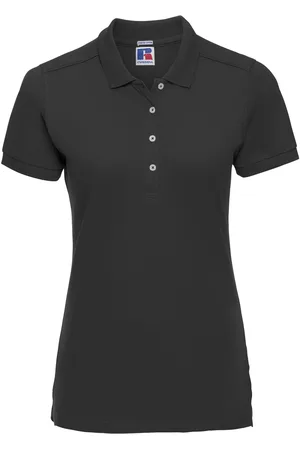 Russell Athletic Russell Damen/Damen Stretch Kurzarm-Poloshirt