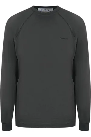 OFF-WHITE Skate Fit Diag Tab Langarm-T-Shirt in