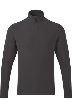 Premier Unisex Erwachsene Recyclight Quarter Zip Fleece (dunkelgrau)