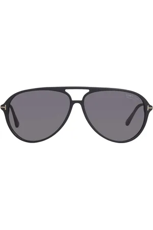 Tom Ford FT0909 02D Samson Mattschwarze Sonnenbrille