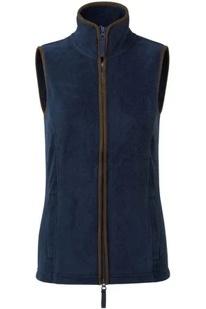 Premier Womens/Ladies Artisan Fleece-Weste (Marine/Braun)