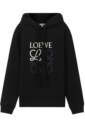 Loewe Anagramm Gesticktes Logo Hoodie in